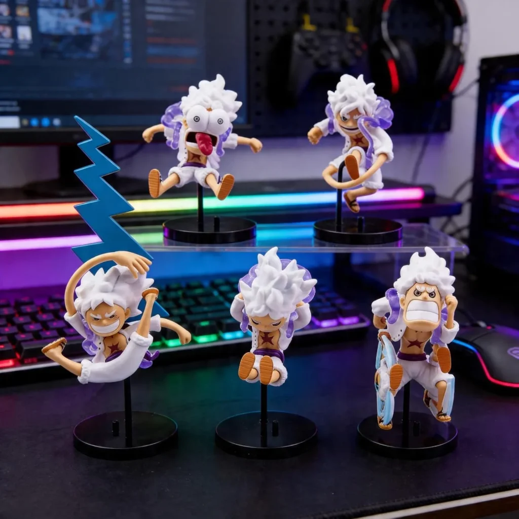 Figura Luffy Gear 5 – set de 5 figuras - imagen 1
